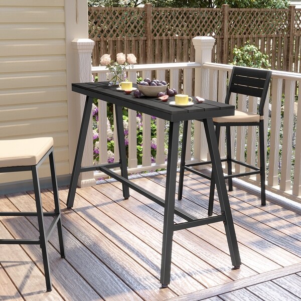 VredHom Outdoor Bar Table Bistro Dining Table