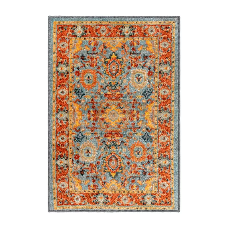 Superior Hadar Non-Slip Medallion Indoor Area Rug