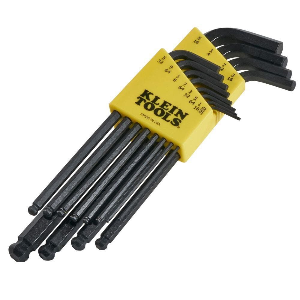 Klein Tools L Ball End Hex Key Caddy Set 12 Pc BLK12 from Klein Tools