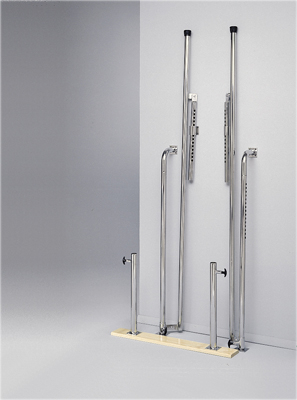 15 4010 Parallel Bars  Wall Mounted  Wood Base  Fo...