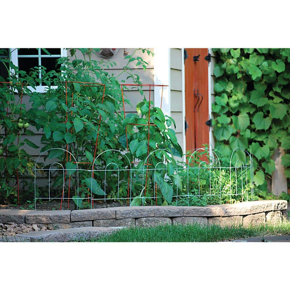 Glamos Wire Products Glamos Wire 18 in. Folding Fence Green (12-Pack) 778009