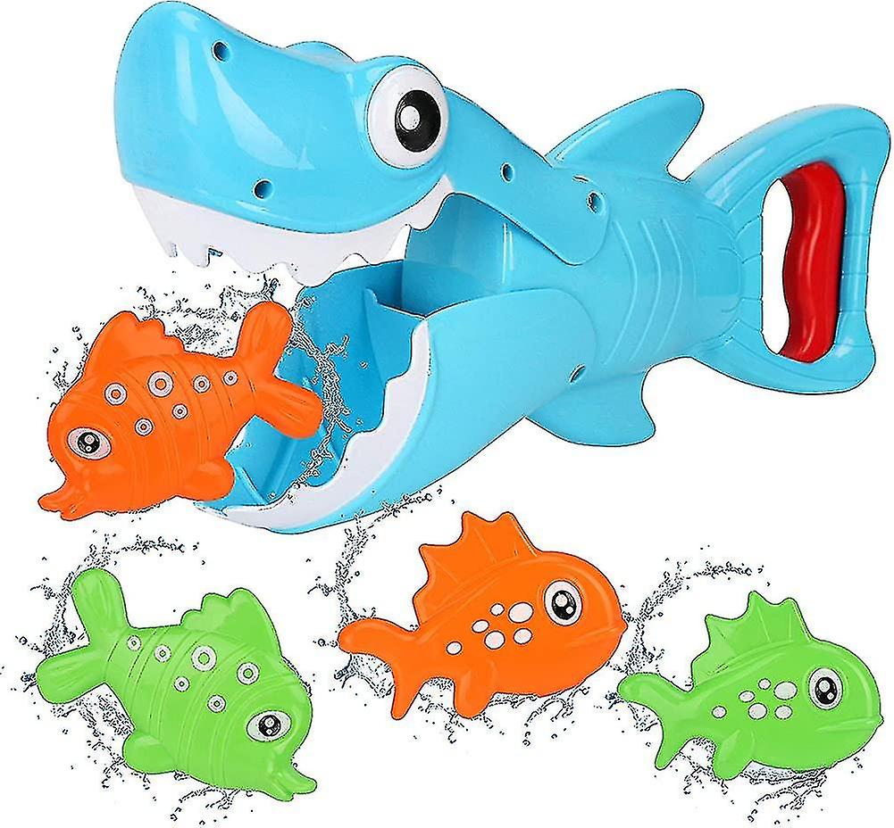 Baby Bath Toys，lmell Shark Grabber Baby Bath Time Toy Bathtub Toy，lmell Gift