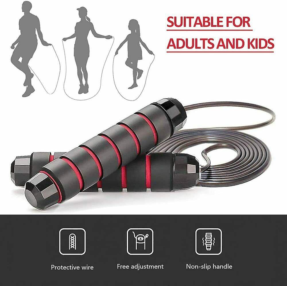 Jump Rope Gym Aerobic Exercise Boxing Skipping Adjustable Bearing Speed Fitness Xh