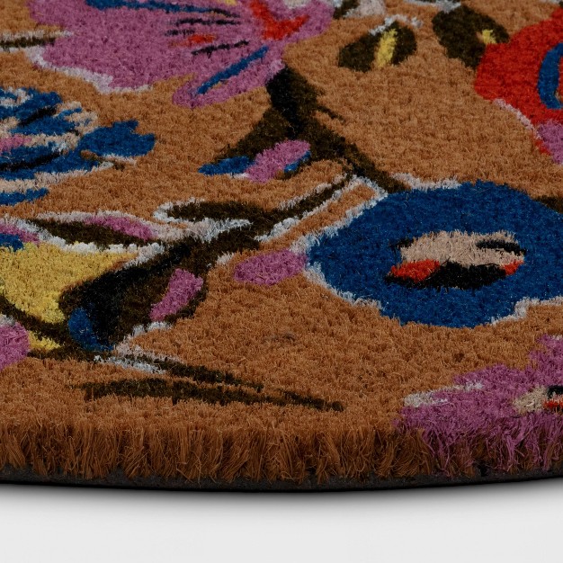 Florissimo Half circle Outdoor Door Mat Multicolor