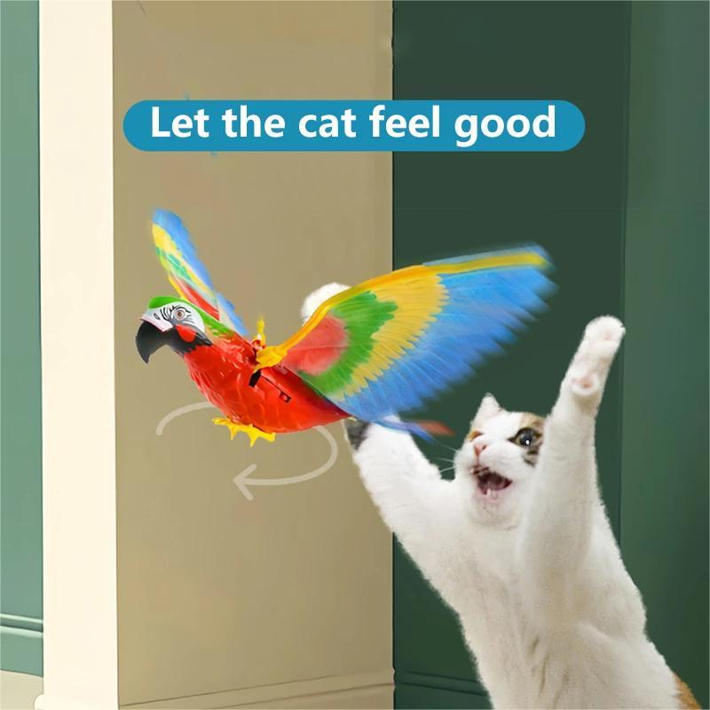 ⚡  Promotion 49% OFF - Automatic Moving Simulation Bird Interactive Cat Toy for Indoor Cats