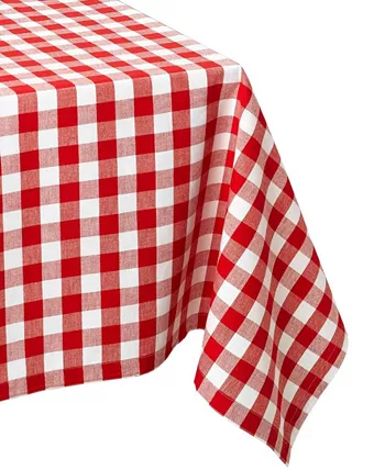 Design Imports Checkers Tablecloth 60 x 84