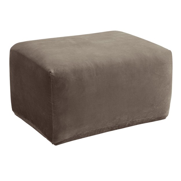 Stretch Pique Oversized Ottoman Sure Fit