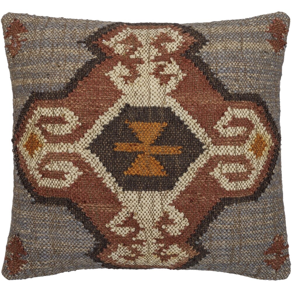 Laney Transitional Medallion Accent Pillow