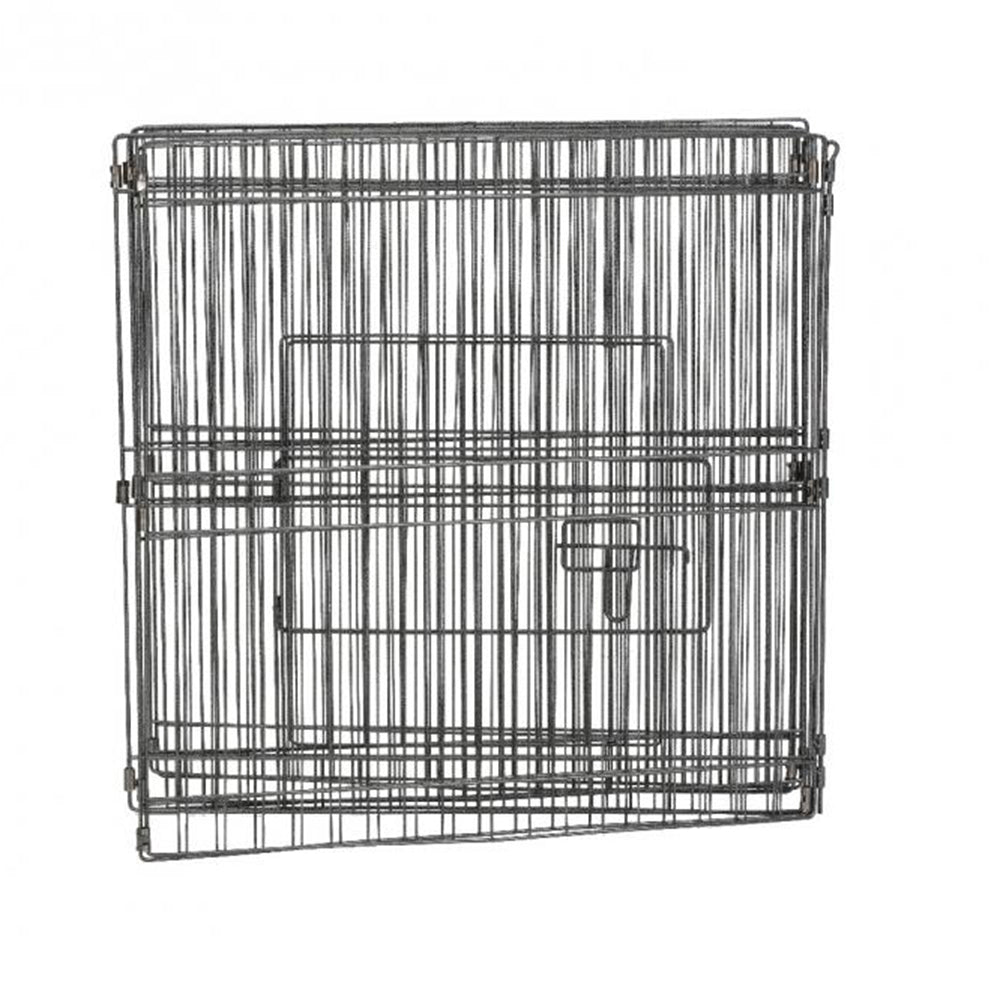 Dog Playpen 8 Panel Foldable Dog Pen Indoor/Outdoor Puppy Pen Pet Playpen for Small/Large Dogs Heavy Duty Metal Exercise Fence for Small Animals with Door for Garden Play Yard 24