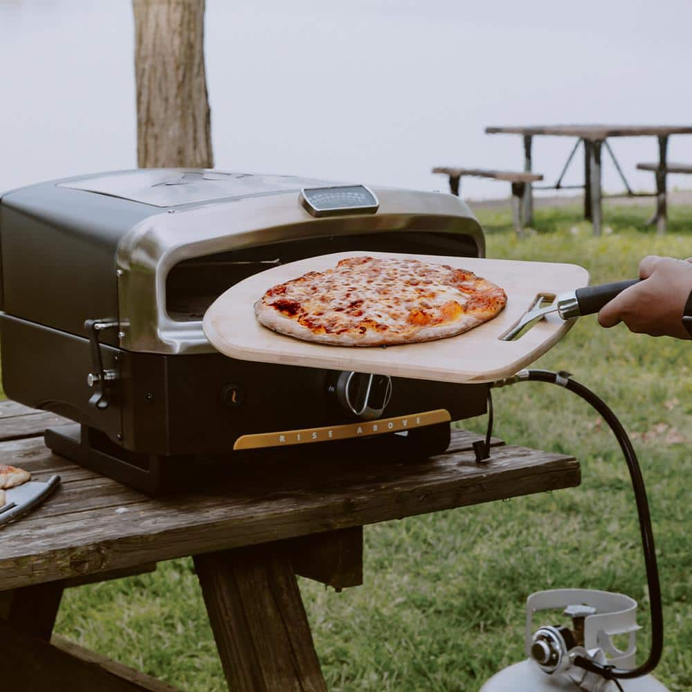 HALO Versa16 Dual-Burner Propane Outdoor Pizza Oven Combo (Oven with Peel Kit) HZ-1004-MVA