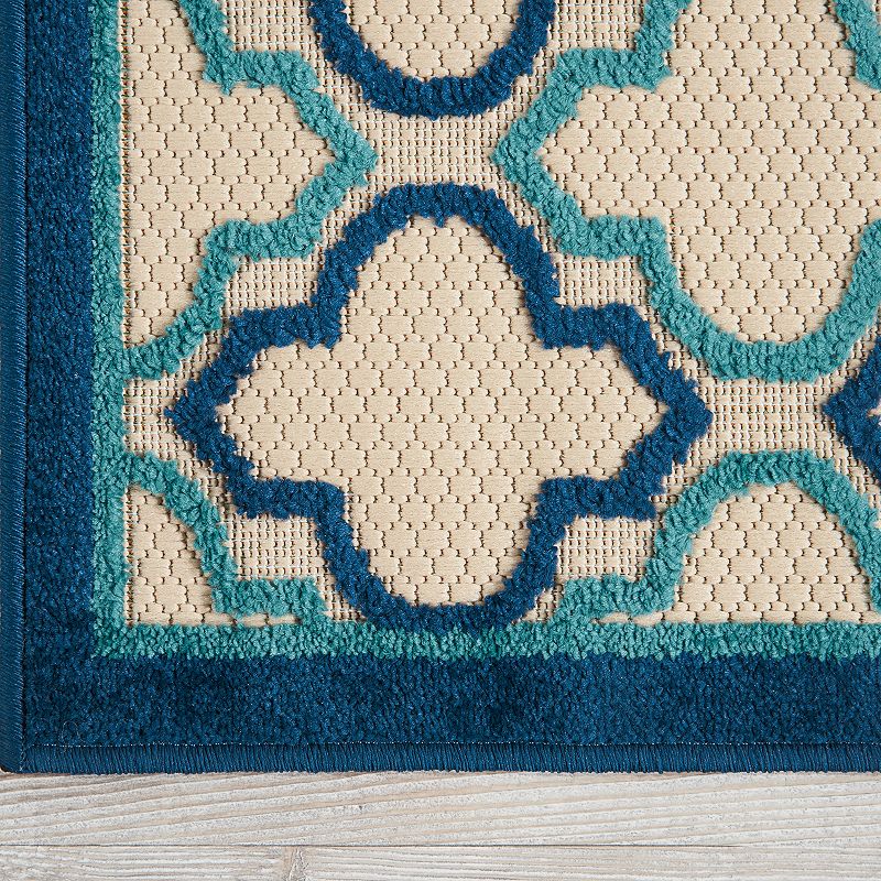 Nourison Aloha Trellis Indoor Outdoor Rug