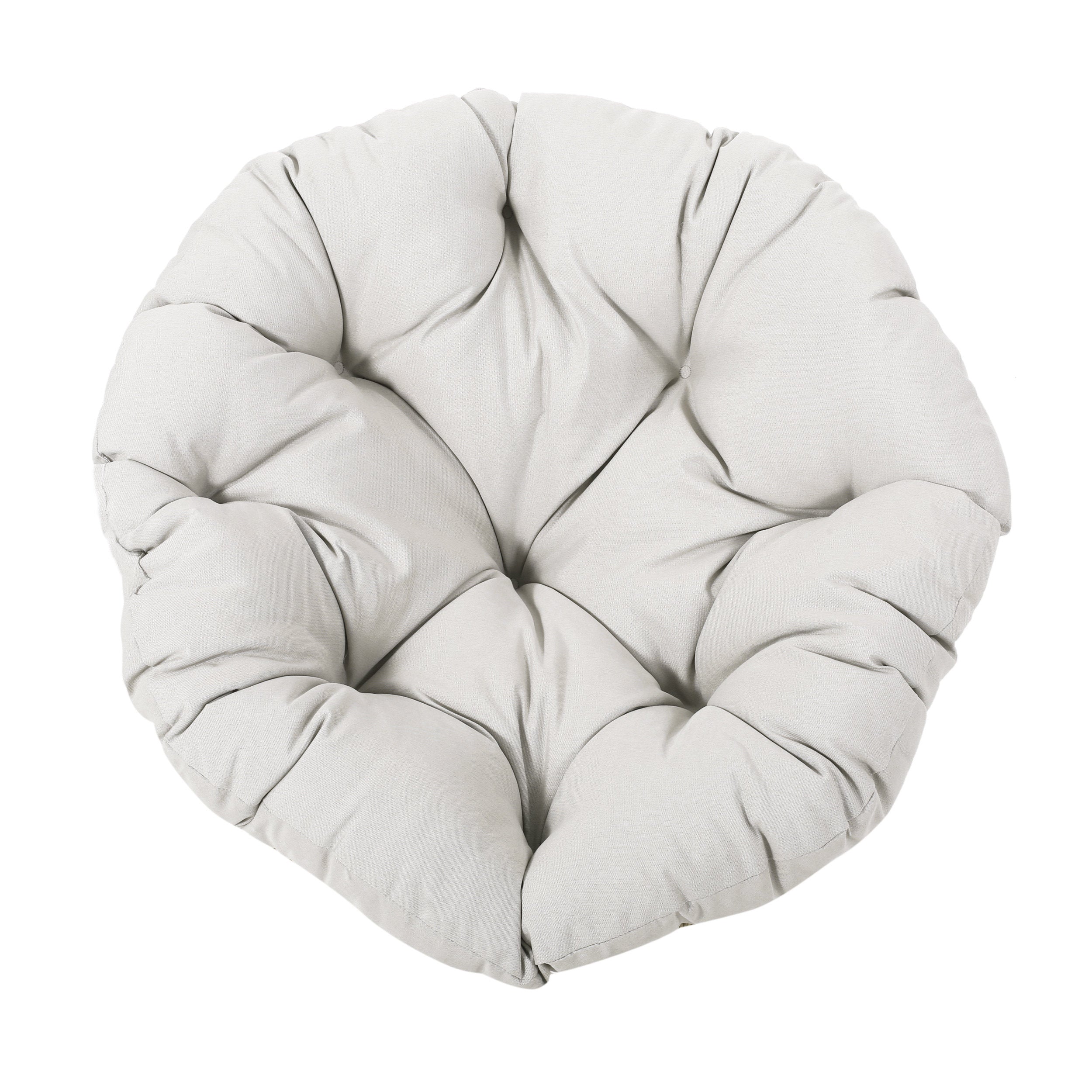 Andrus Outdoor Papasan Swivel Chair with Cushion