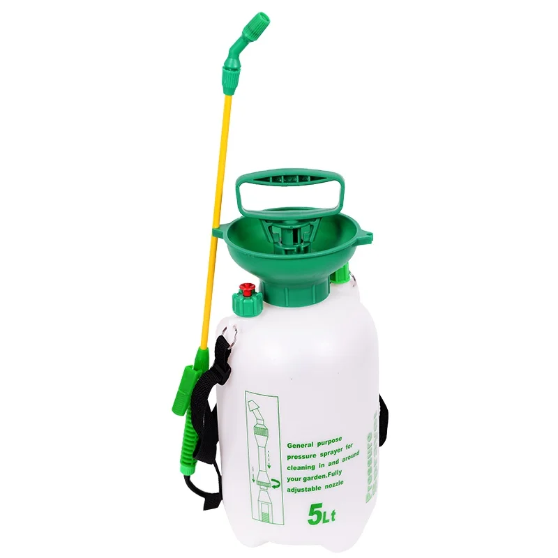 Manual Pressure Home Usage Factory Supply Adjustable Plastic Liquid Fertilizer Sprayer 5 Liter Garden Water Pressure Sprayer