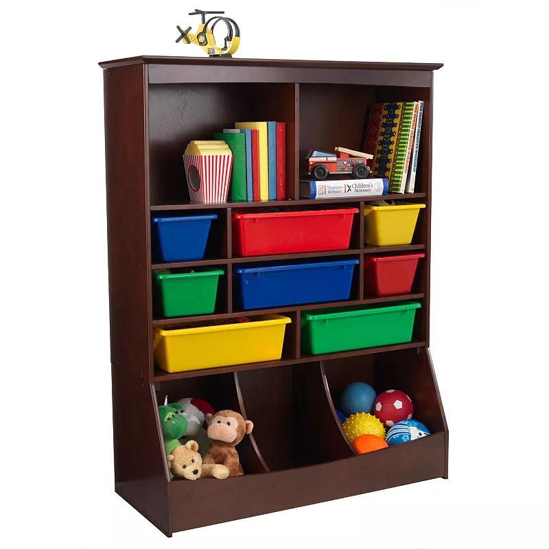 KidKraft Wall Storage Unit - Espresso