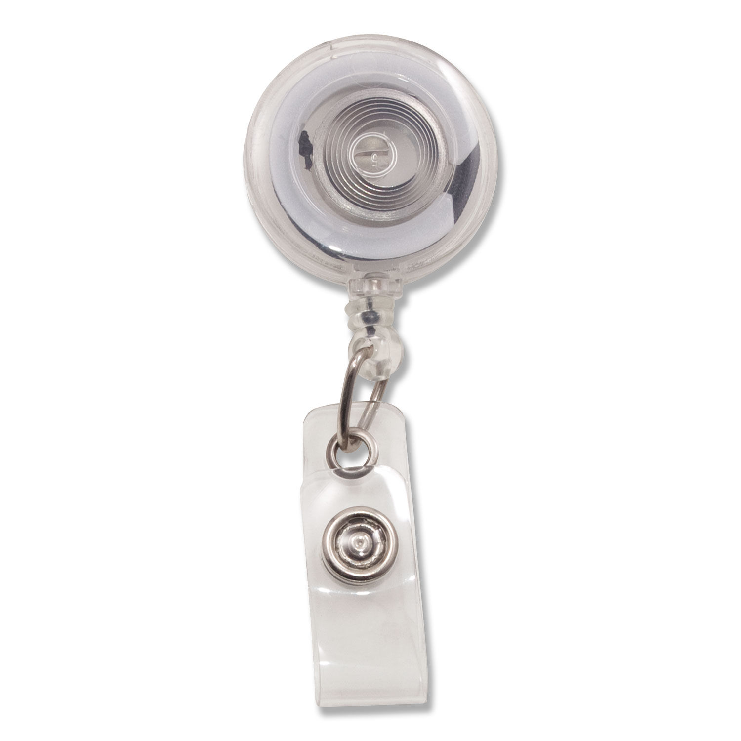 Translucent Retractable ID Card Reel by Advantus AVT75473