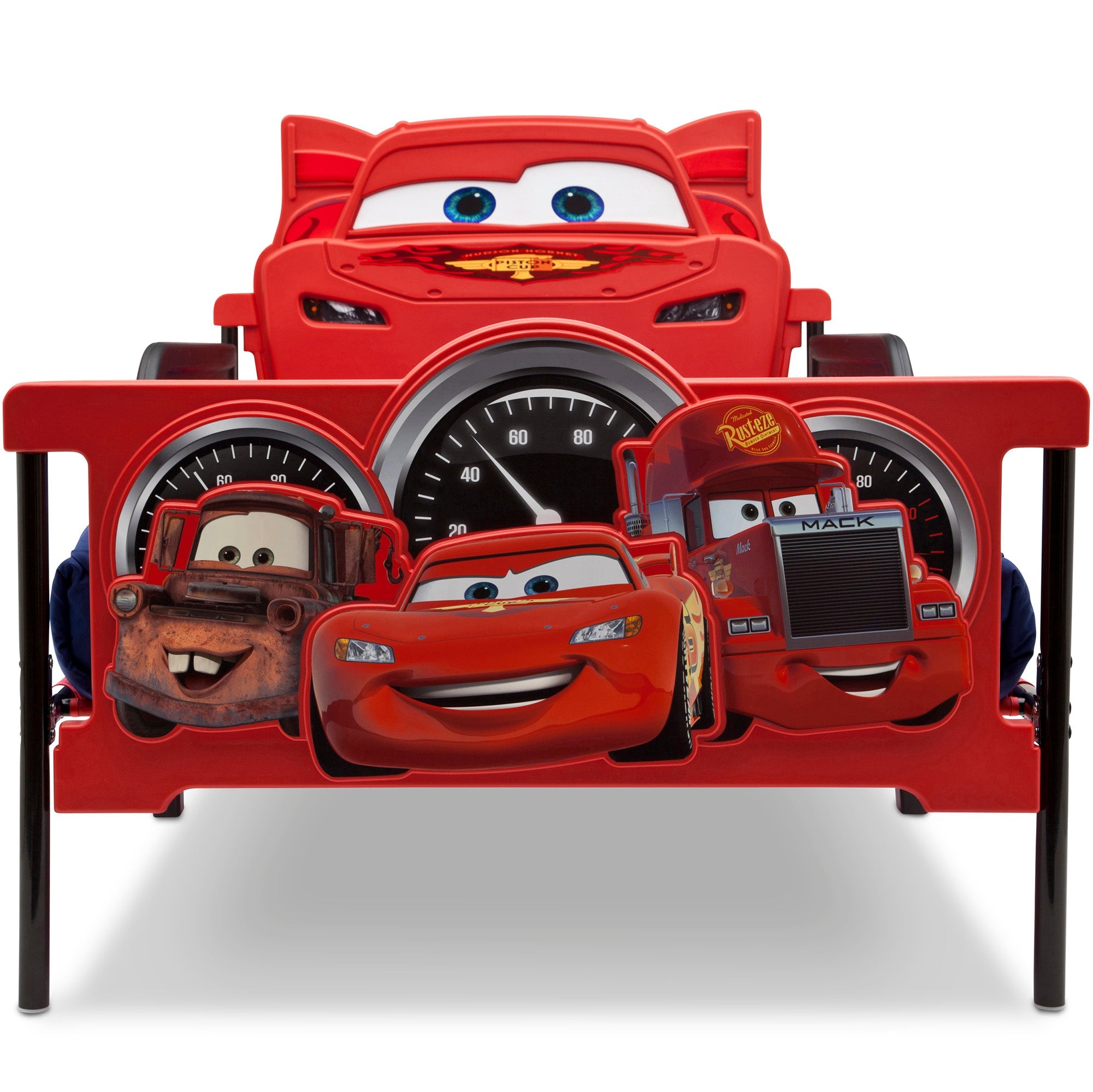 Disney/Pixar Cars Plastic 3D-Footboard Twin Bed by Delta Children