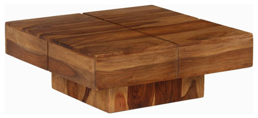 vidaXL Coffee Table Vintage End Table Side Table 31.5 Inch Solid Wood Acacia   Coffee Tables   by vidaXL LLC  Houzz