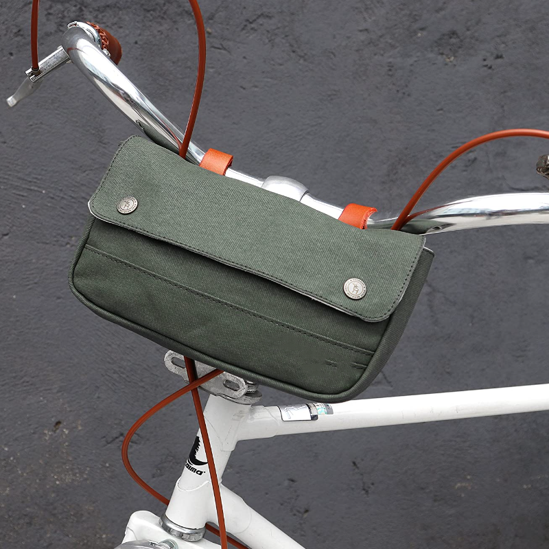 Water Proof Bicycle Rear Rack Bag Good Quality Canvas Bike Panniers Bicycle Front Tube Pouch for Riding