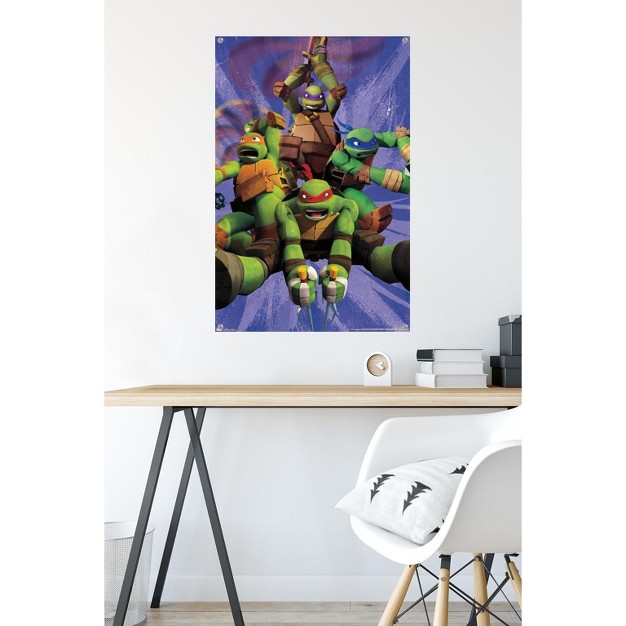 Trends International Nickelodeon Teenage Mutant Ninja Turtles Team Unframed Wall Poster Prints