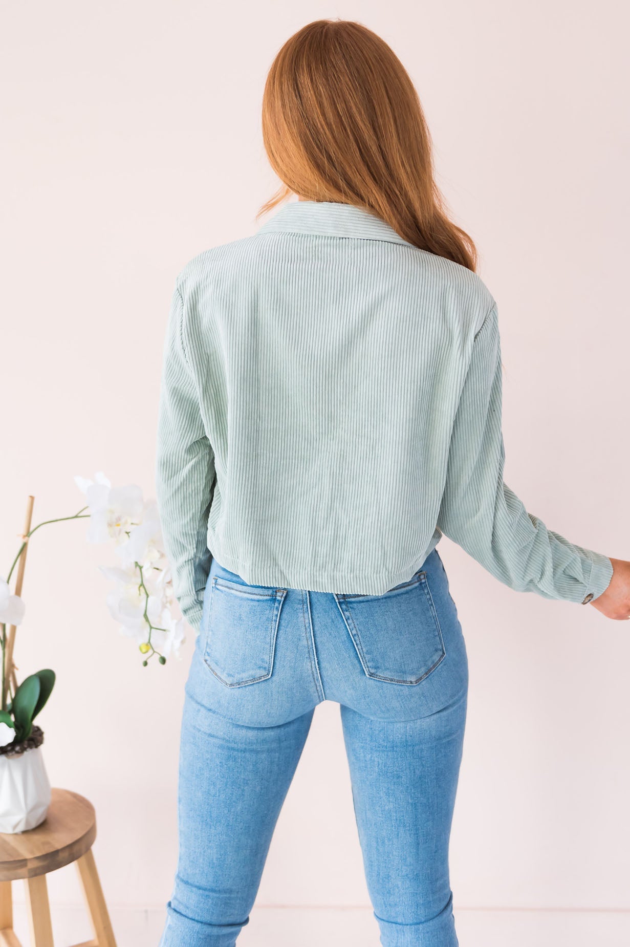 Trendy Vibes Modest Corduroy Jacket