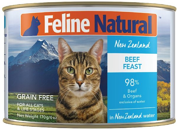 Feline Natural Beef Feast Grain-Free Canned Cat Food