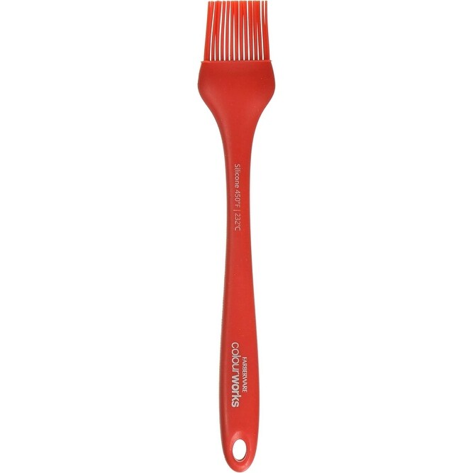 Farberware Colourworks Mini Silicone Pastry Brush 8 Inch   Red   8 Inch