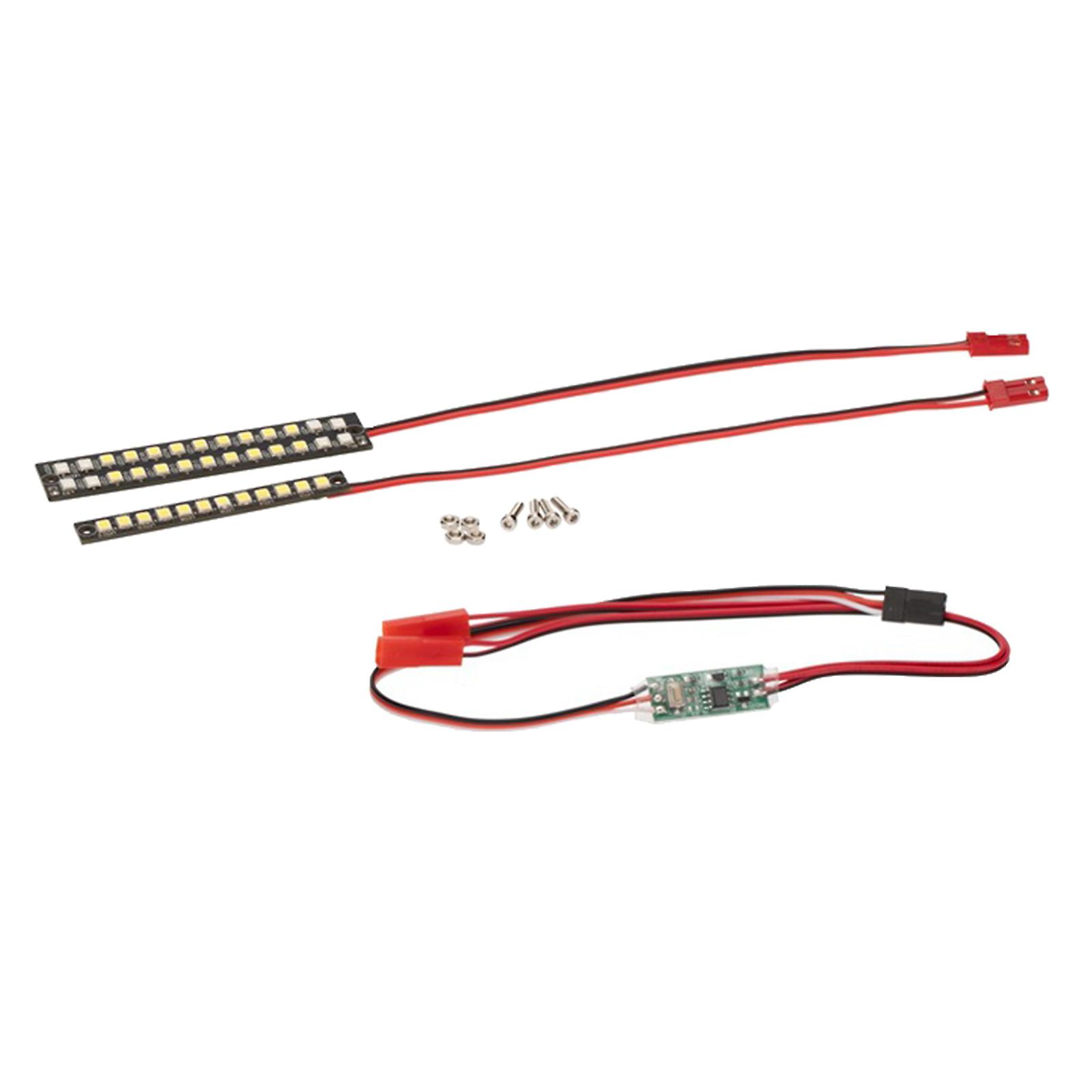 Front Rear Led Light Lamp Strips For   1/10 Rc Accessories