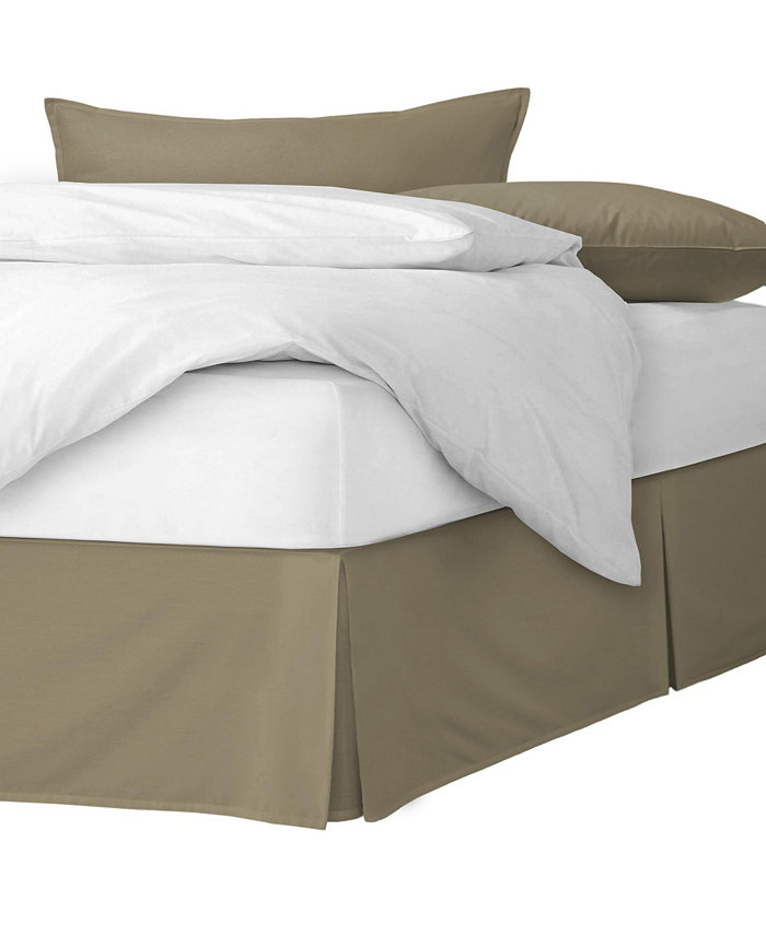 6ix Tailors Fine Linens Braxton Wheat Platform Bed Skirt King 15