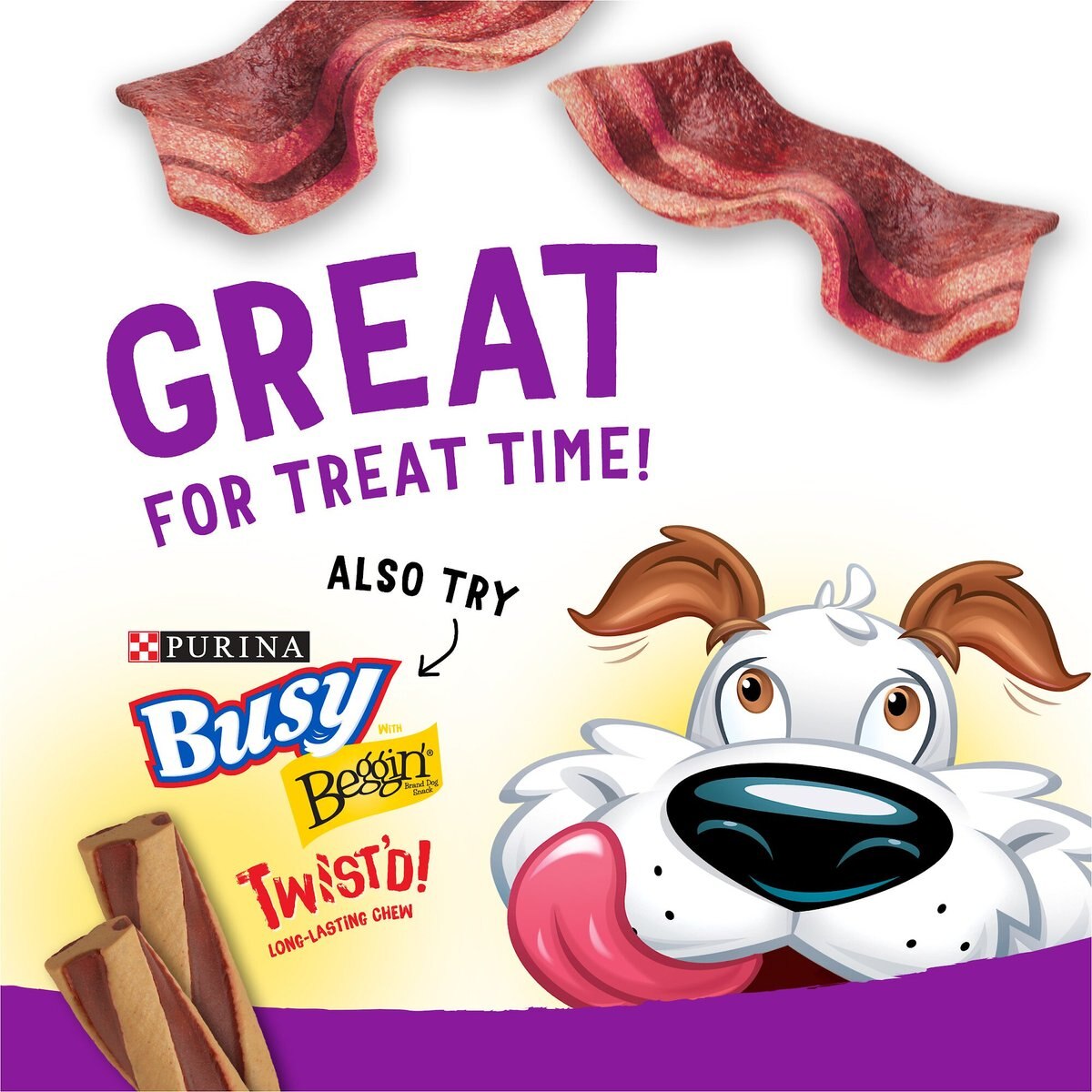 Purina Beggin' Real Meat Fun Size Original with Bacon Flavored Dog Treats