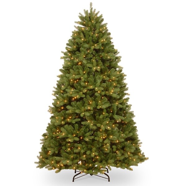 National Tree Company 8 ft. PowerConnect Newberry Spruce with Dual Color LED Lights