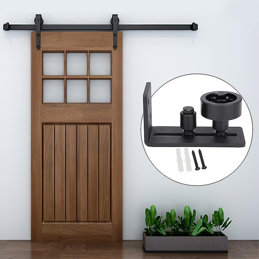 Adjustable Carbon Steel Floor Guide for Sliding Barn Door(Double Roller)