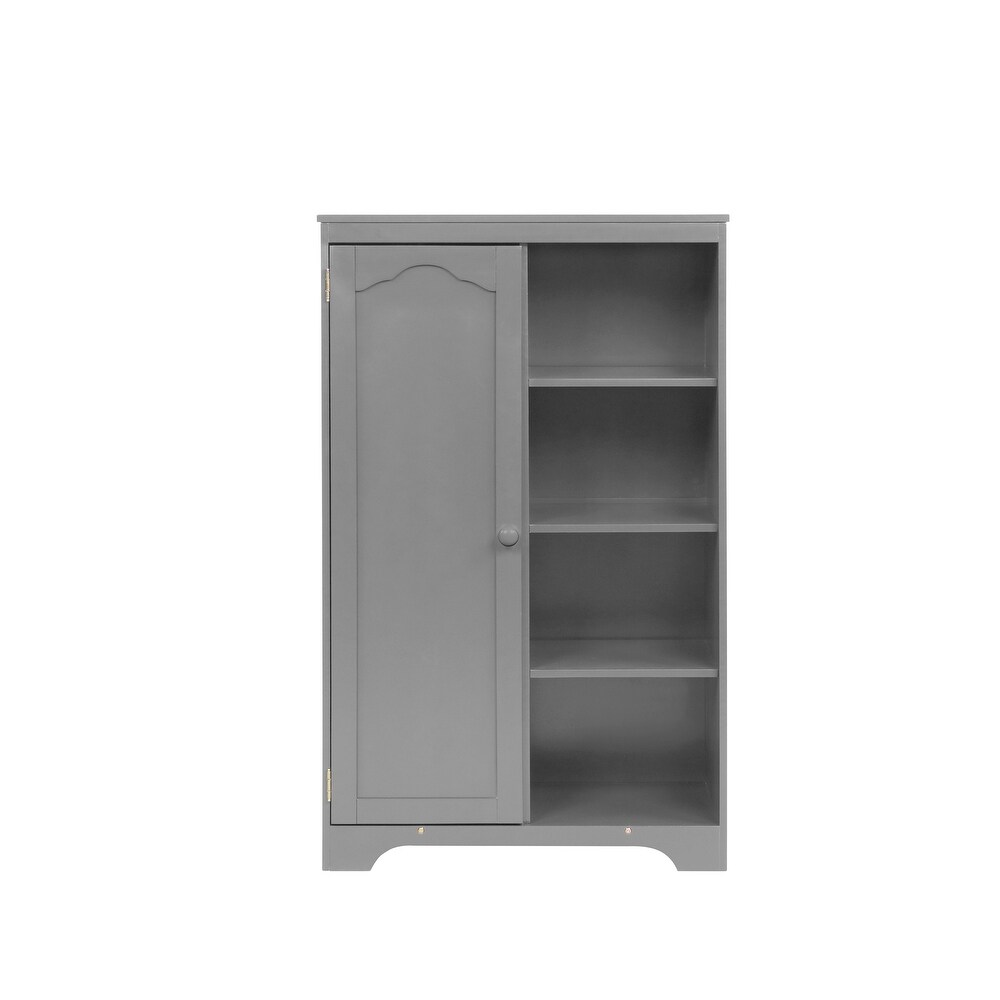 Wood Cabinet with 1 Doors and Shelf