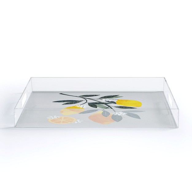 El Buen Limon Lemon Tree Branch Acrylic Tray deny Designs