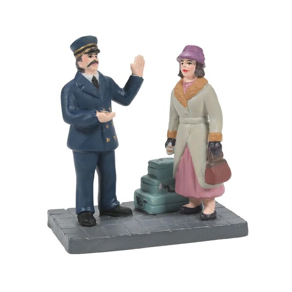 Department 56 Christmas In The City Calling For A Porter Figurines