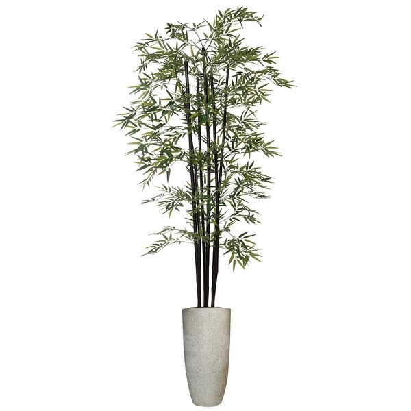 Vintage Home Artificial Faux Real Touch 7.17 Ft Bamboo Tree In Planter