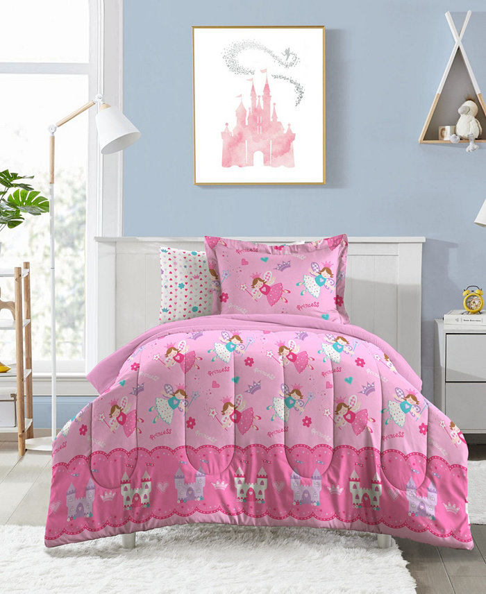 Dream Factory Magical Princess Toddler Comforter Set