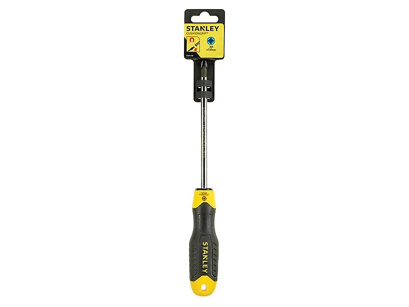 Stanley Tools Cushion Grip Screwdriver Pozi Tip PZ3 x 150mm STA064976