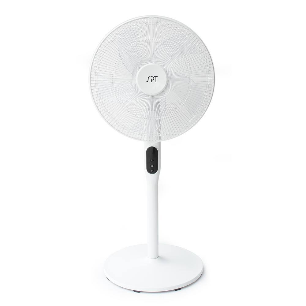 SPT 51 in. Oscillating Pedestal Fan with Remote and Timer in White SF-16D48WB