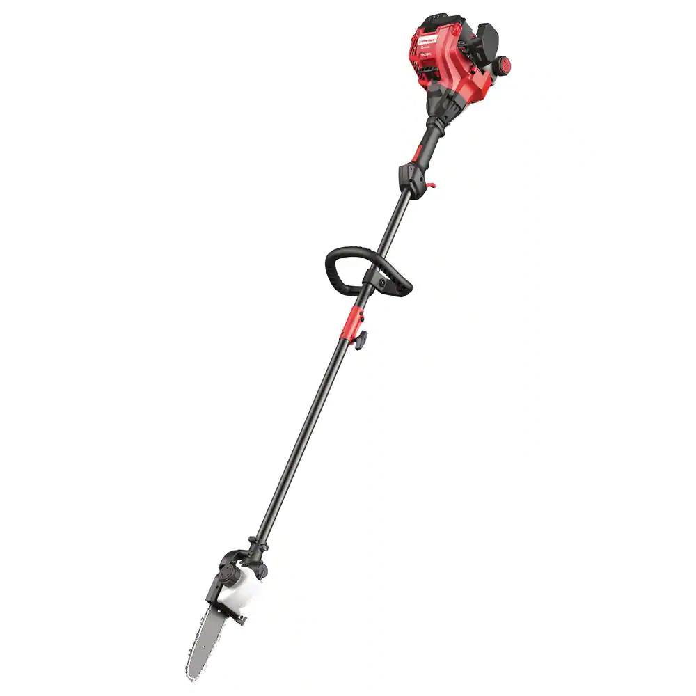 Troy-Bilt TB25PS 8 in. 25cc Gas 2-Cycle Pole Saw with Automatic Chain Oiler and Attachment Capabilities