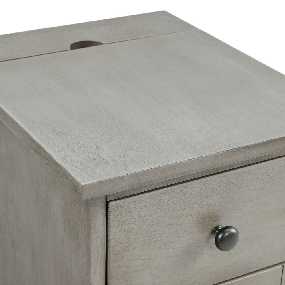 Picket House Furnishings Kian Side Table in Grey