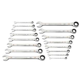 GEARWRENCH Metric 90-Tooth Combination Ratcheting Wrench Tool Set (16-Piece) 86928