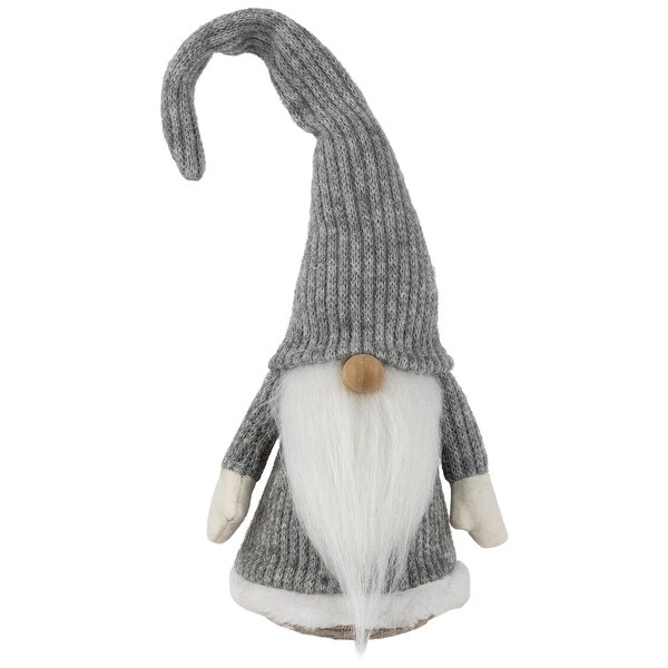 Standing Knitted Gnome Christmas Figure