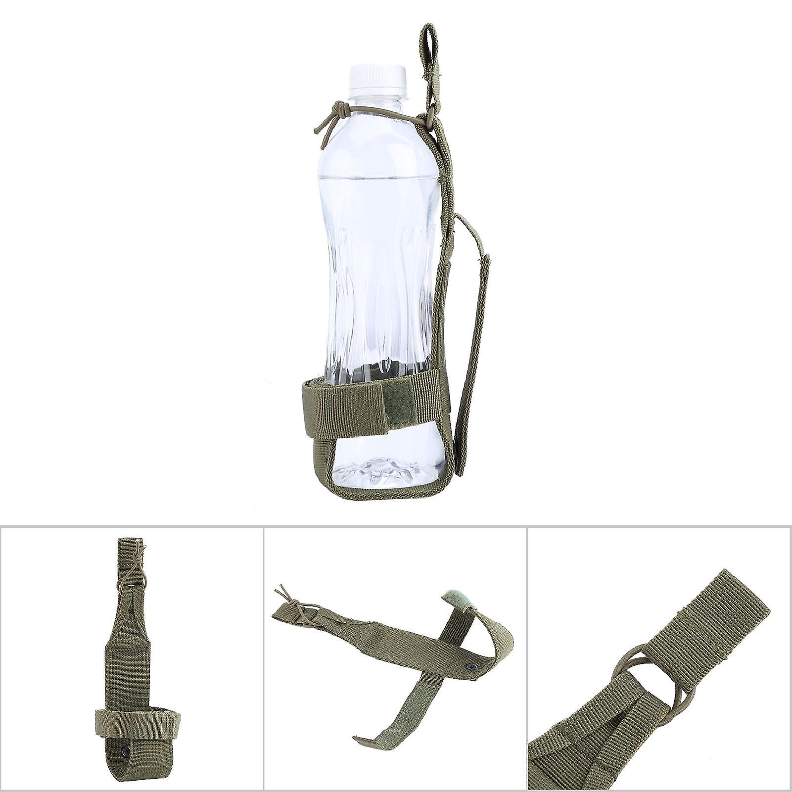 Hiking Camping Water Bottle Belt Adjustable Bottler Holder Belt (army Green)