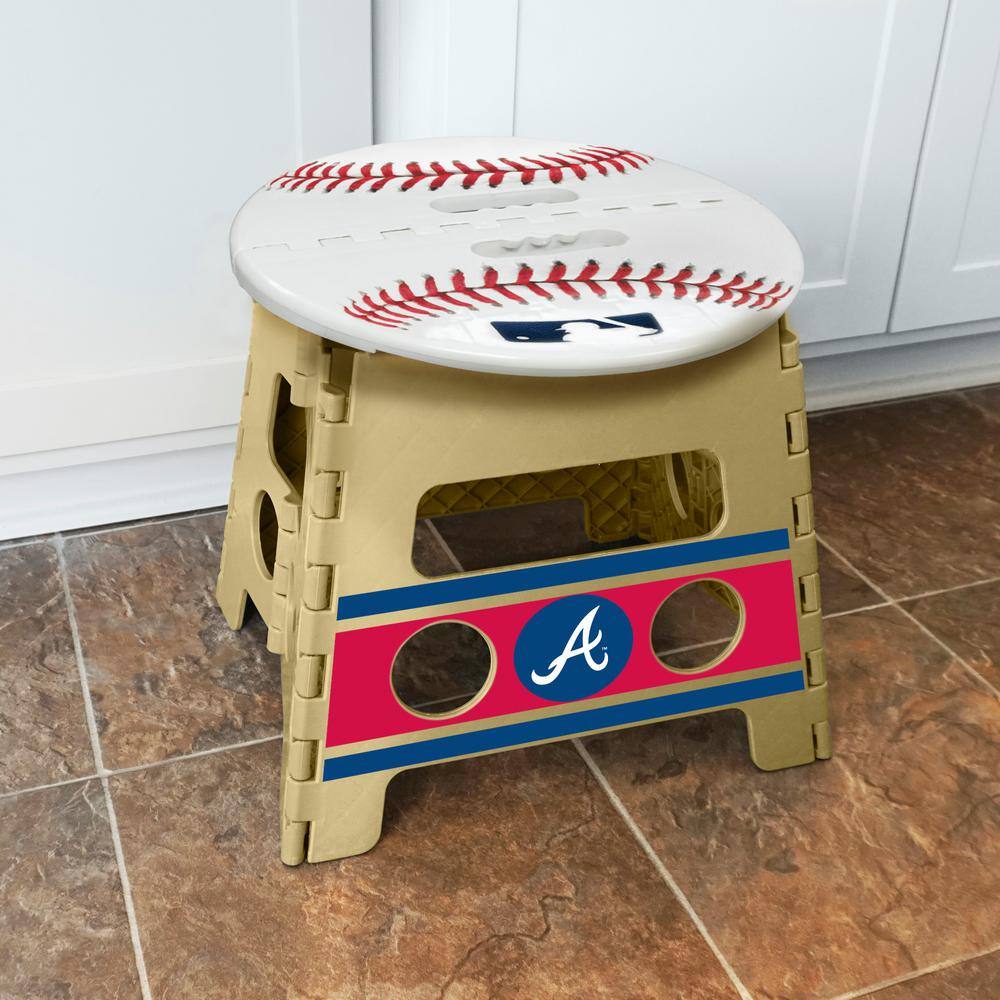 FANMATS Atlanta Braves Plastic Folding Step Stool 27322