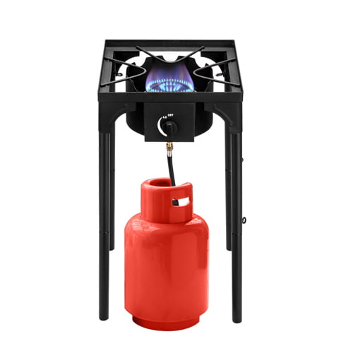 UBesGoo EX31-51 Portable Propane 75,000BTU Single Burner Outdoor Cooker Stove, Black