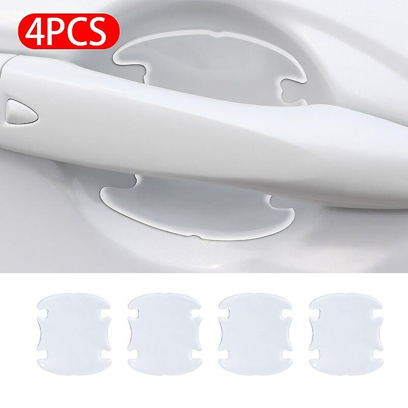 4pcs Car Door Bowl Protection Film Universal Anti scratch Car Sticker Door Handle Protector Auto Handle Bowl Strip Accessories