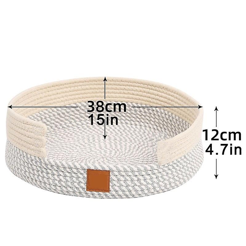 2 In 1 round cat scratcher and bed