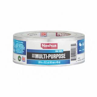 Nashua Tape 1.89 in. x 50 yd. 322 Multi-Purpose HVAC Foil Tape Pro Pack (12-Pack) 1408983