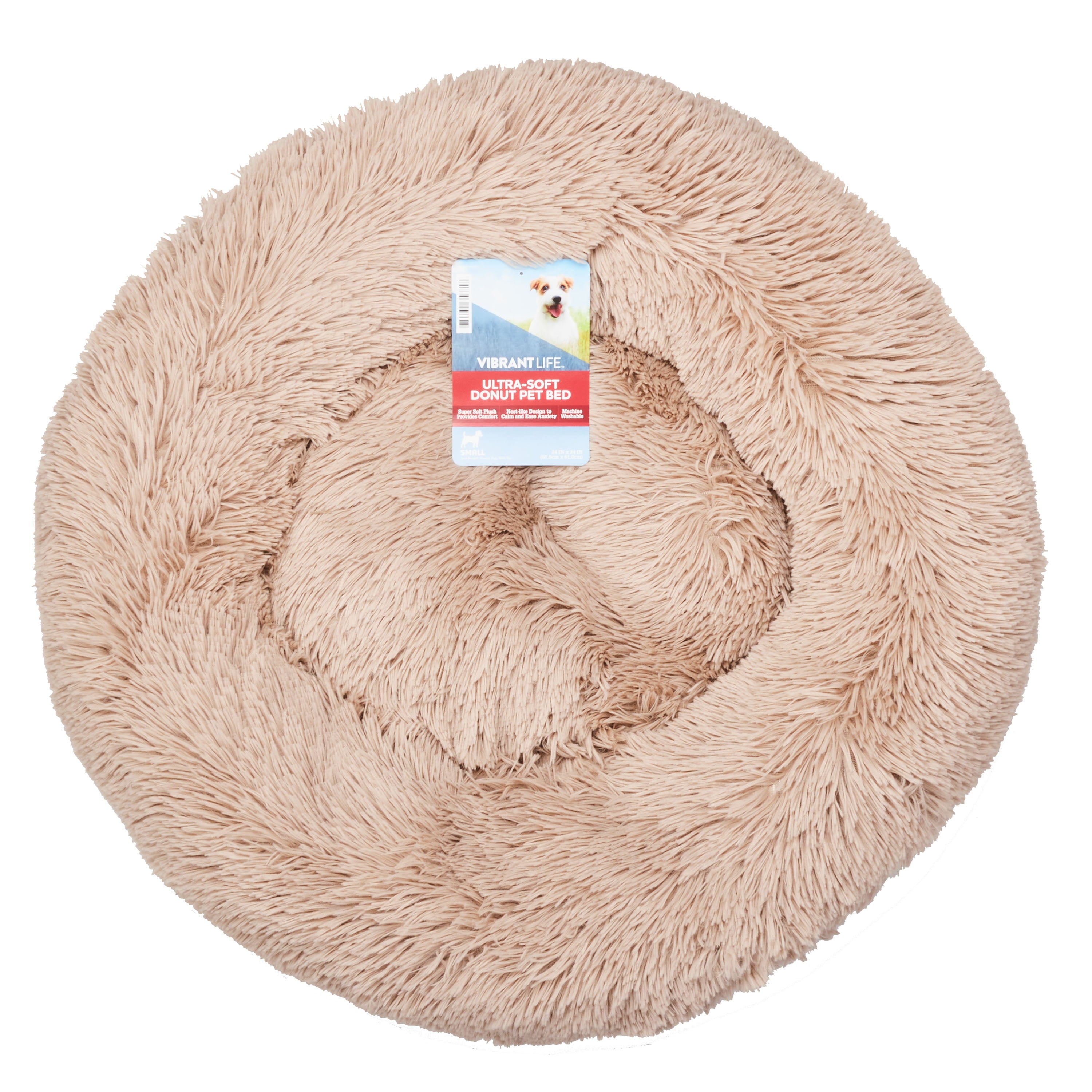 Vibrant Life Donut Plush Pet Bed