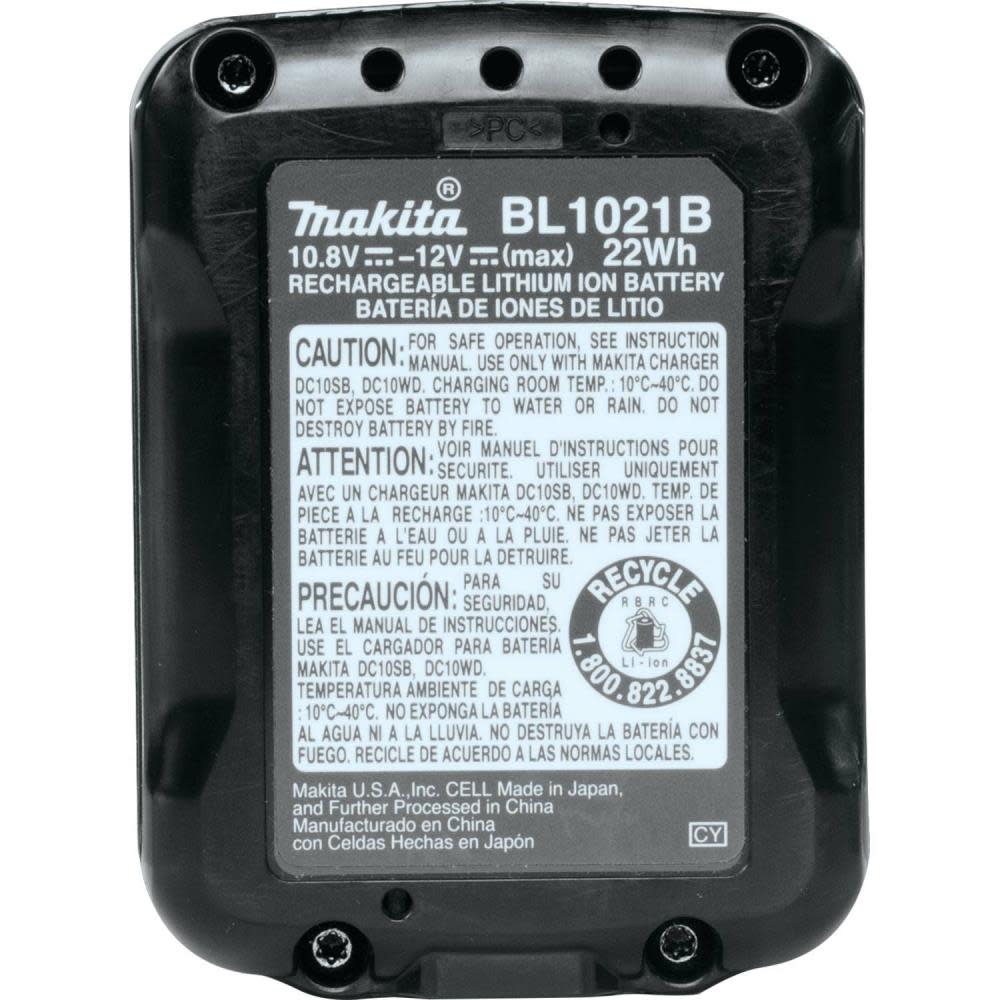 12V Max CXT Lithium-Ion 2.0 Ah Battery， 2/pk ;